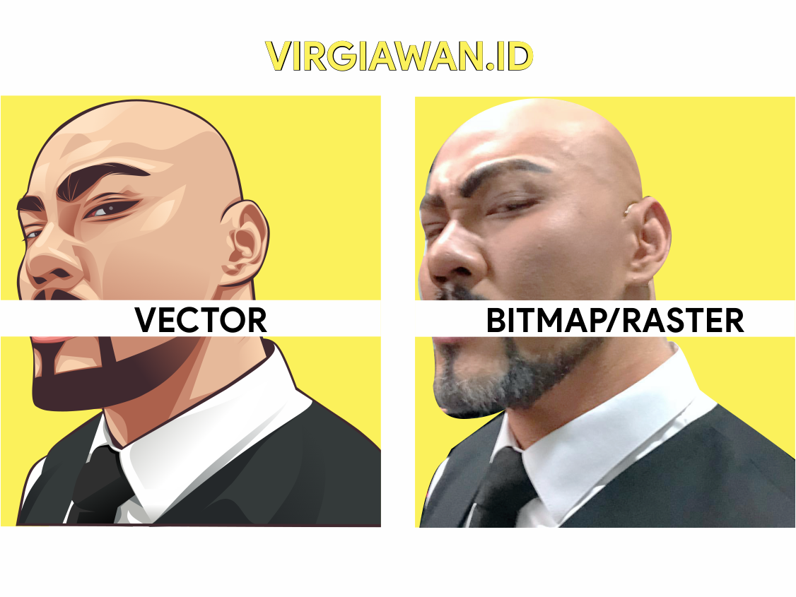 Perbedaan Vector dan Bitmap/Raster